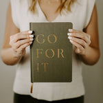 Go For It Fabric Journal - Home Decor & Gifts