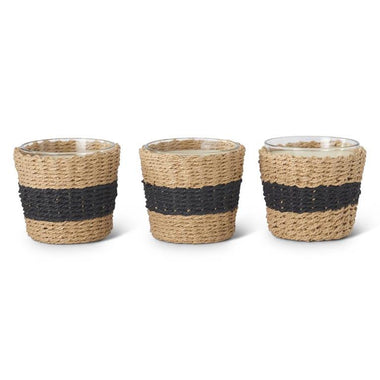 Soy Candle with Natural Wicker Sleeve