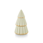 Tried & True Peppermint Whip Gilded Tree Ceramic Candle