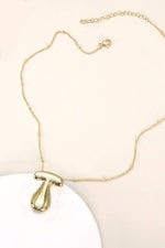 Bubble Balloon Initial Necklace - Gold