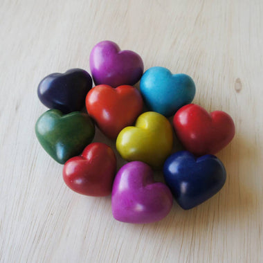 Colorful Plain Hearts