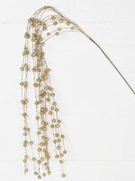 44in Gold Glitter Hanging Beads Bush