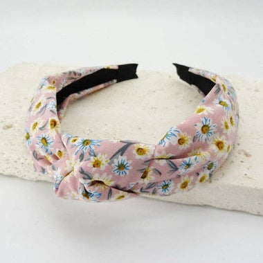 Flower Print Knotted Headband