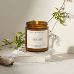 Spa Day Soy Candle - Amber Jar - 9 oz.