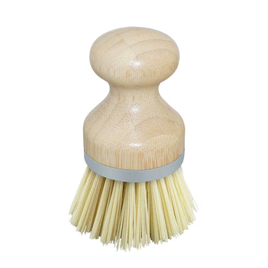 Bamboo Palm Dish Brush: Gray