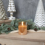 4" Champagne Glass 3D Flame Candle