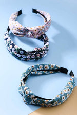 Flower Print Knotted Headband