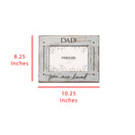 5x7 Dad Love Photo Frame