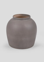 Large Matte Slate Gray Vase