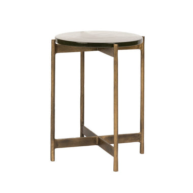 Refined Brass End Table