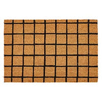 Grid Print Doormat