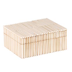 White Bone Stripe Box