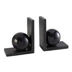 Black Marble Bookends