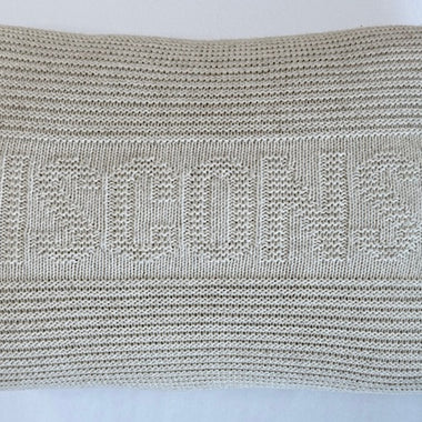 12x18 Wisconsin Hemp Knit Pillow