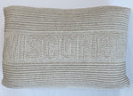 12x18 Wisconsin Hemp Knit Pillow