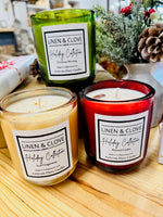 Linen & Clove Holiday Candle Collection