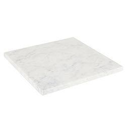 White Marble Footed Tray