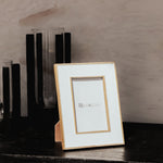 4x6 Wood & Enamel Photo Frame