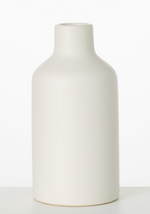 Matte White Bottle Vase