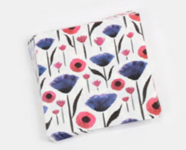 Poppy Paper Dinner Napkins