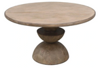 54" Antique Natural Dining Table