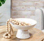 White Raised Ceramic Bowl