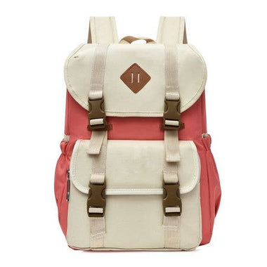 Penelope Utility Bag - Coral/White