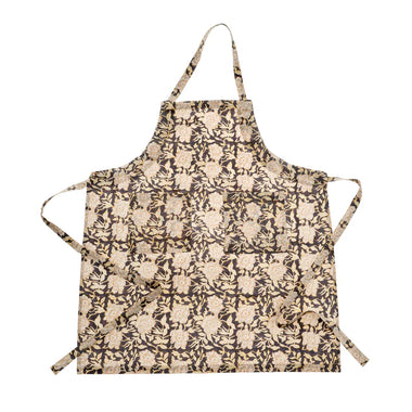 Wildflower Block Print Apron