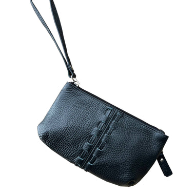 Leather Cosmetic bag: Black