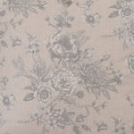 12x22 Serenity Toile de Jouy Roses Pillow Cover