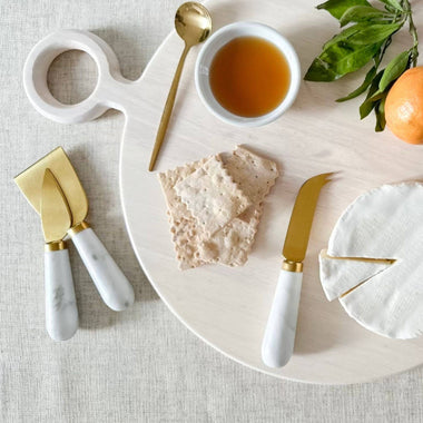 Marble Cheese Knife Gift Set (includes 3 knives)