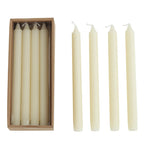 Set of 12 Unscented Taper Candles in Box