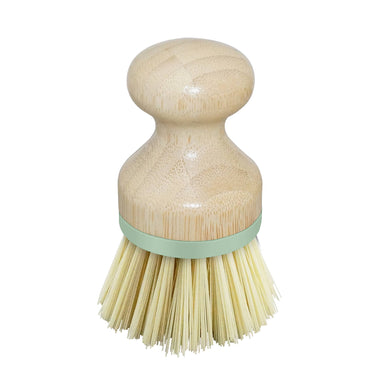 Bamboo Palm Dish Brush: Sage