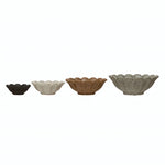 Set of 4 Flower Bowls