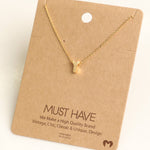 Initial Y Pendant Necklace - Gold