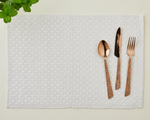 Cross Weave Pebble Placemat